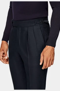 SUITSUPPLY Havana Anzug Dreiteiler Navy-Männlich Casual Anzüge