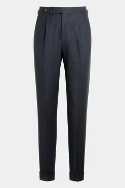 SUITSUPPLY Havana Anzug Dreiteiler Navy Hahnentrittmuster-Männlich Casual Anzüge
