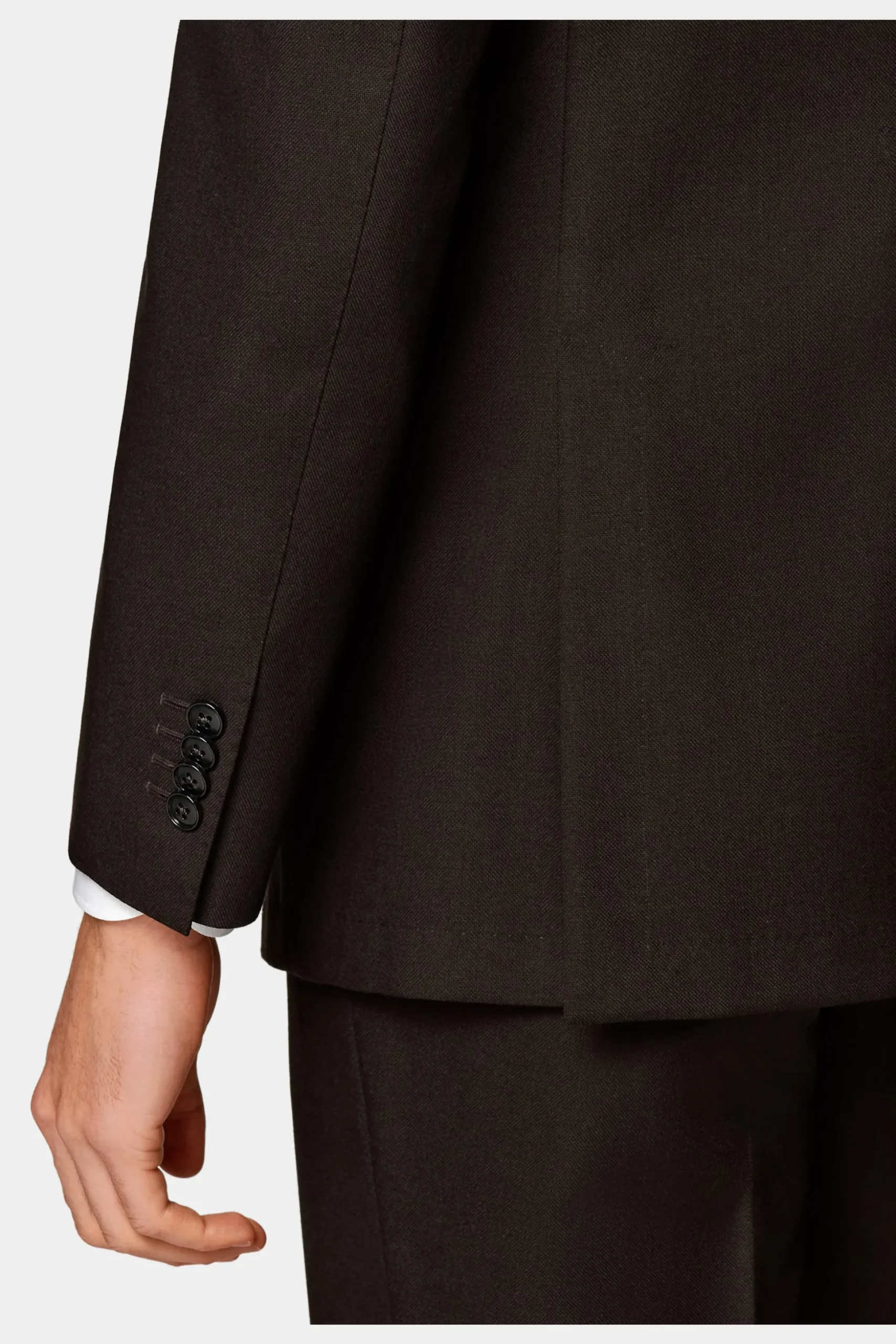 SUITSUPPLY Havana Anzug Dunkelbraun-Männlich Business Anzüge