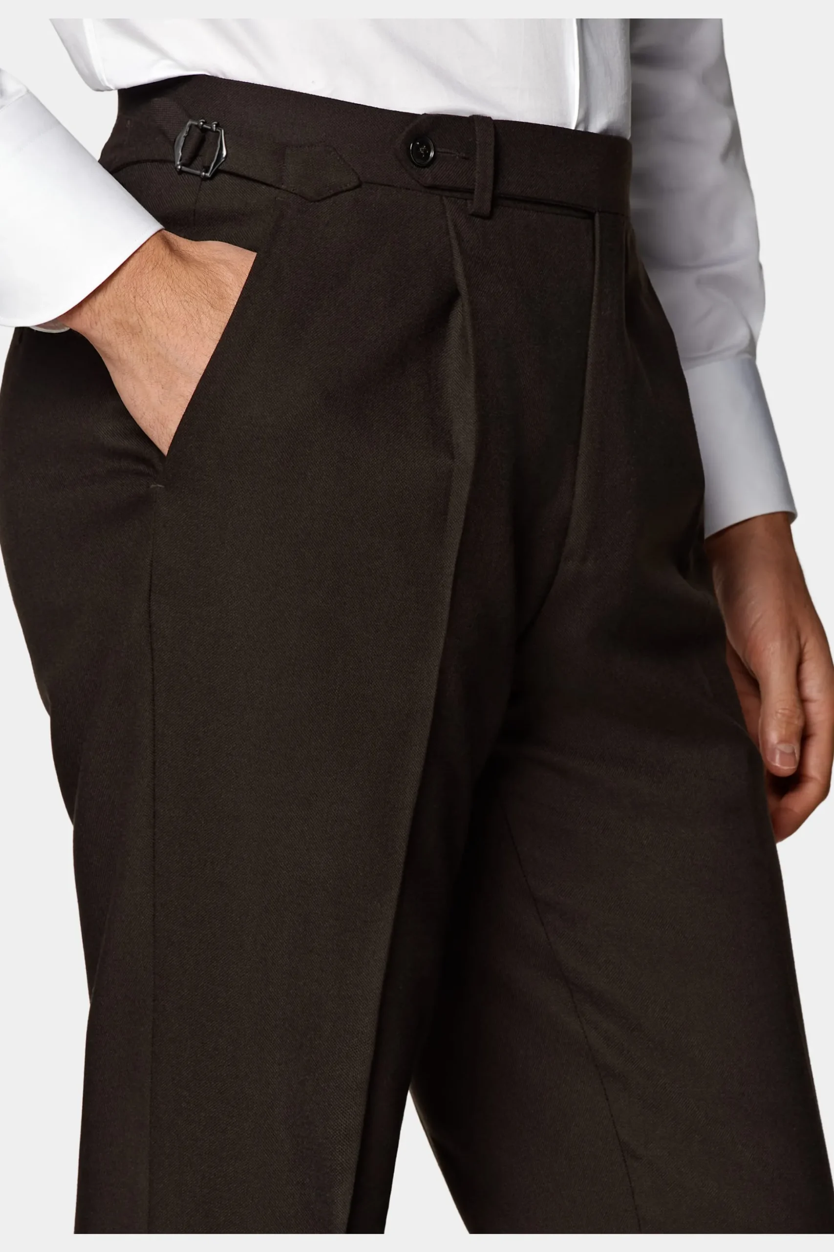 SUITSUPPLY Havana Anzug Dunkelbraun-Männlich Business Anzüge