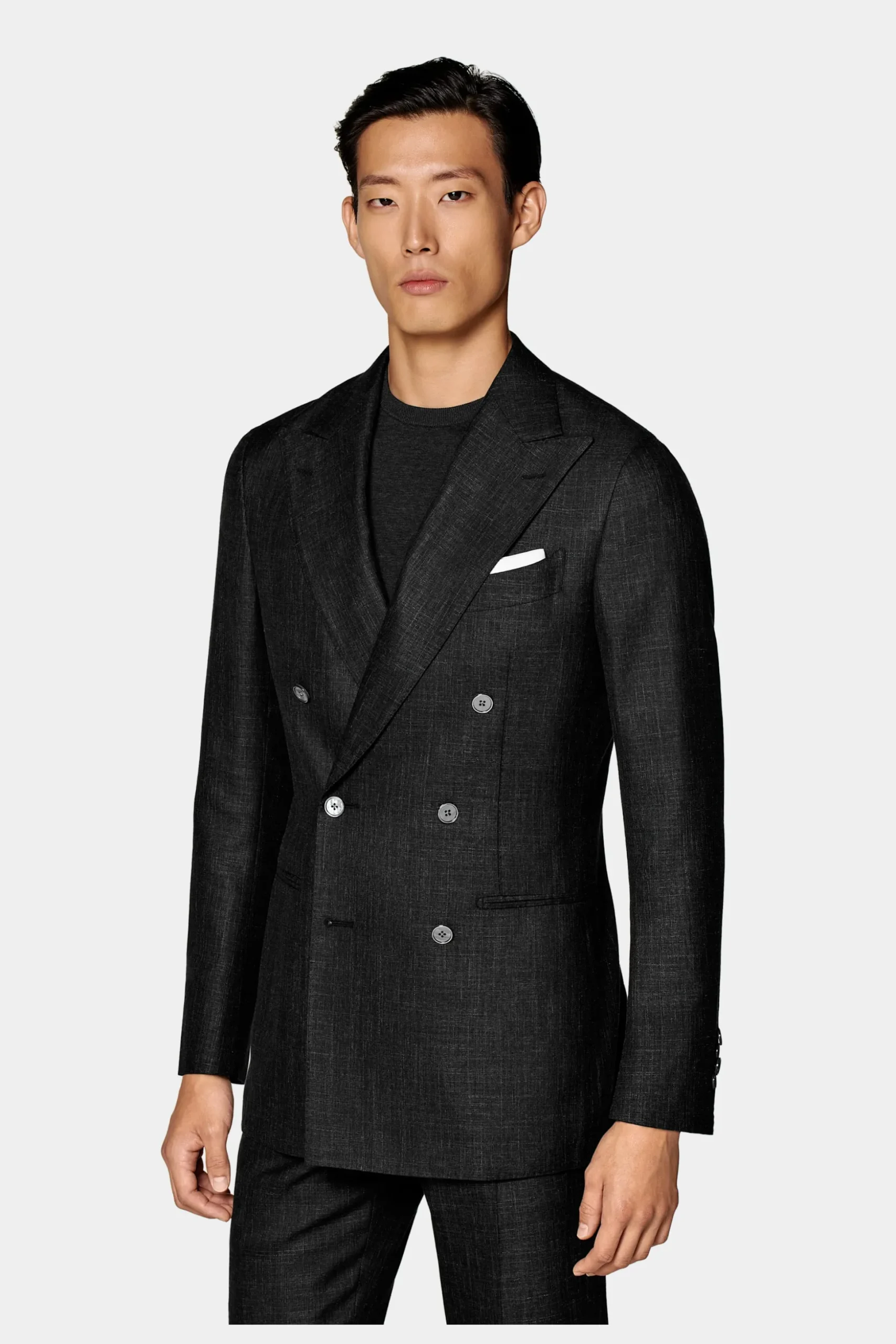SUITSUPPLY Havana Anzug Dunkelgrau-Männlich Casual Anzüge