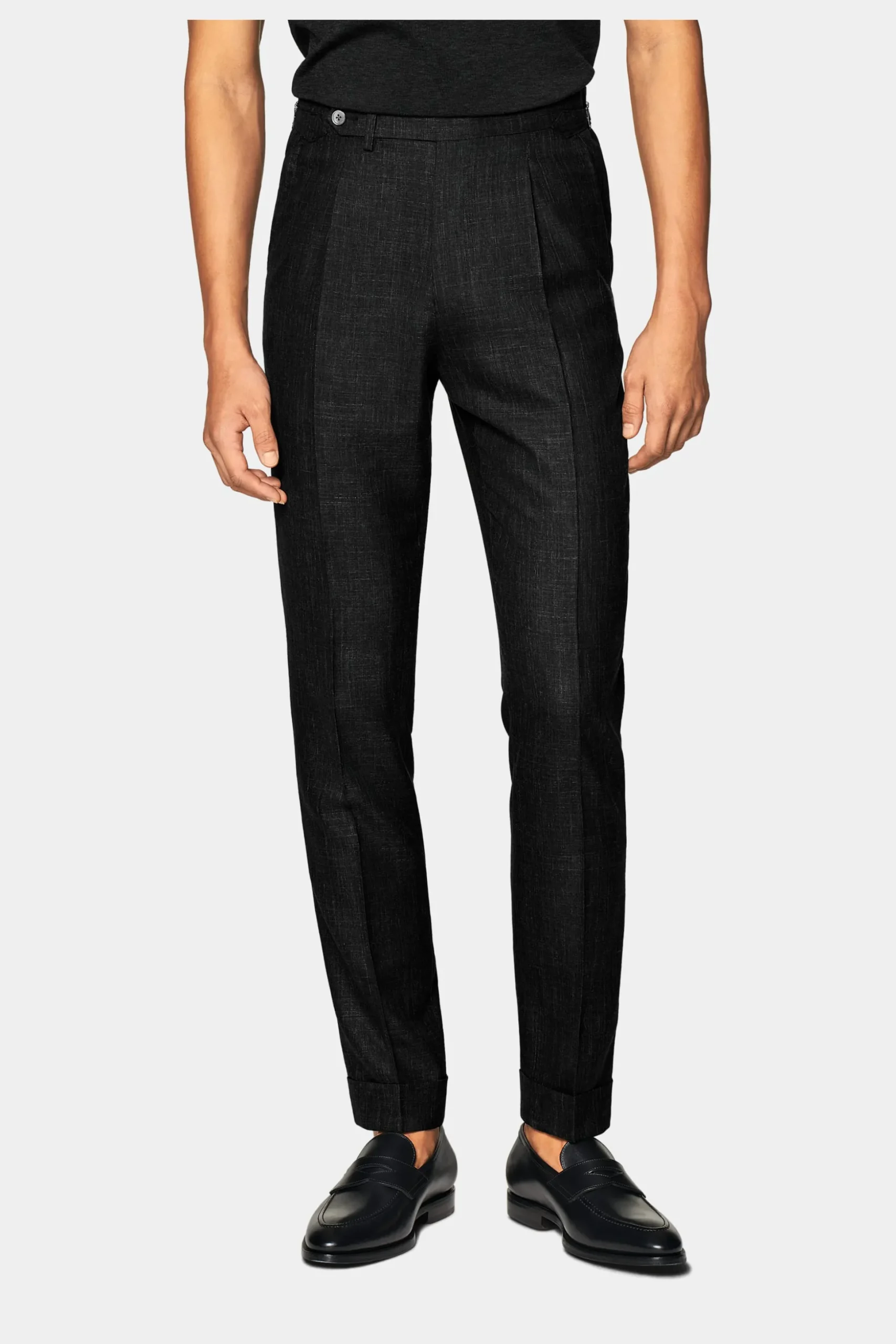 SUITSUPPLY Havana Anzug Dunkelgrau-Männlich Casual Anzüge