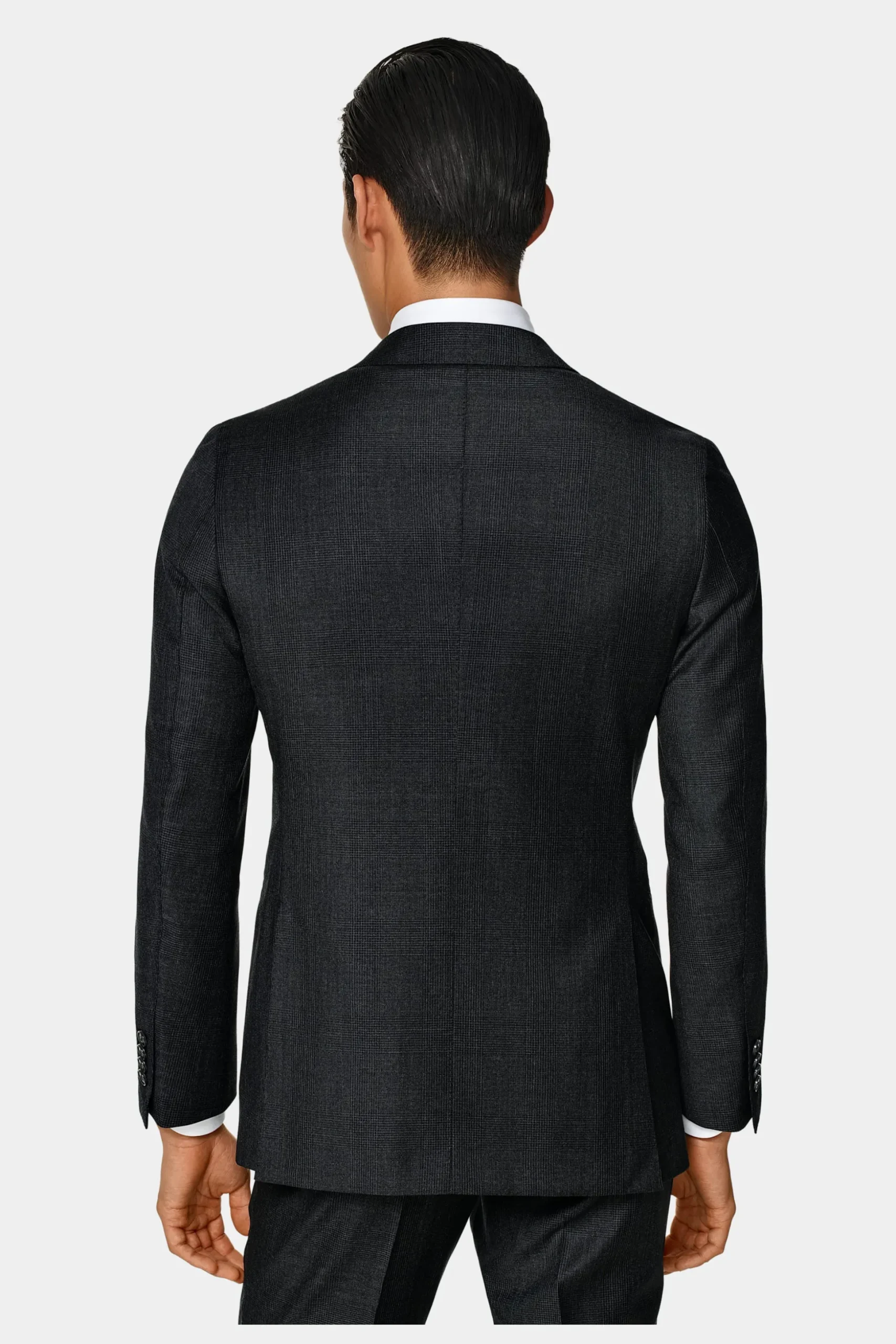 SUITSUPPLY Havana Anzug Dunkelgrau Kariert-Männlich Business Anzüge