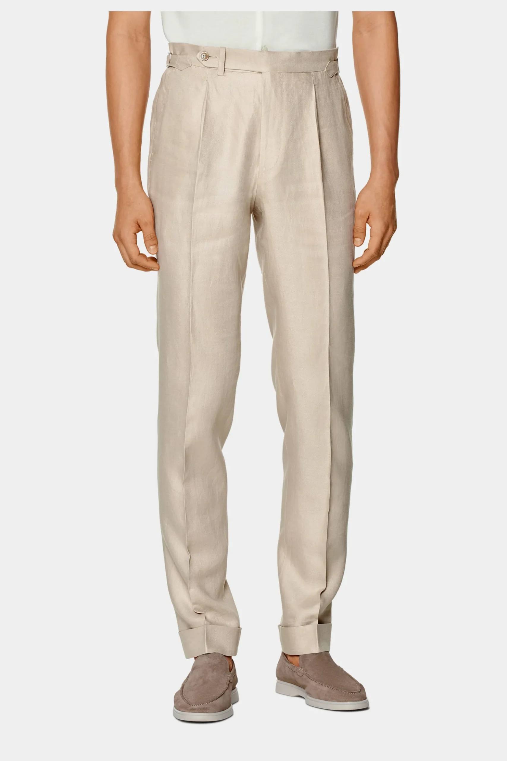 SUITSUPPLY Havana Anzug Hellbraun-Männlich Casual Anzüge