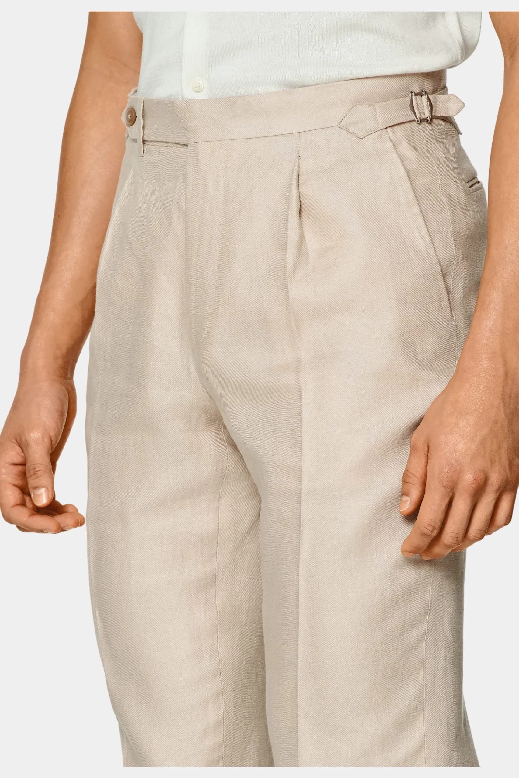SUITSUPPLY Havana Anzug Hellbraun-Männlich Casual Anzüge