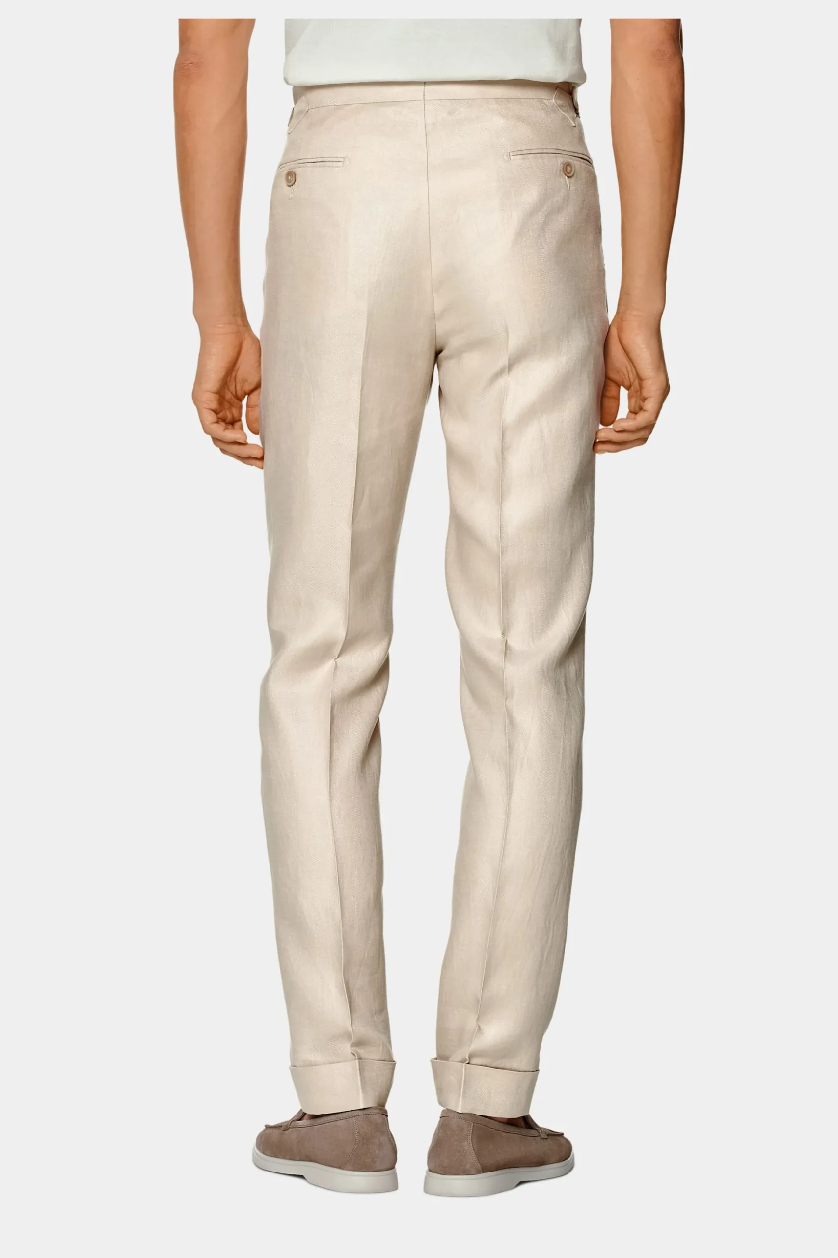 SUITSUPPLY Havana Anzug Hellbraun-Männlich Casual Anzüge