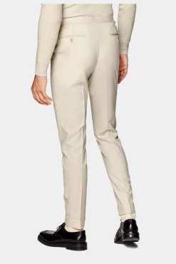 SUITSUPPLY Havana Anzug Hellbraun-Männlich Casual Anzüge