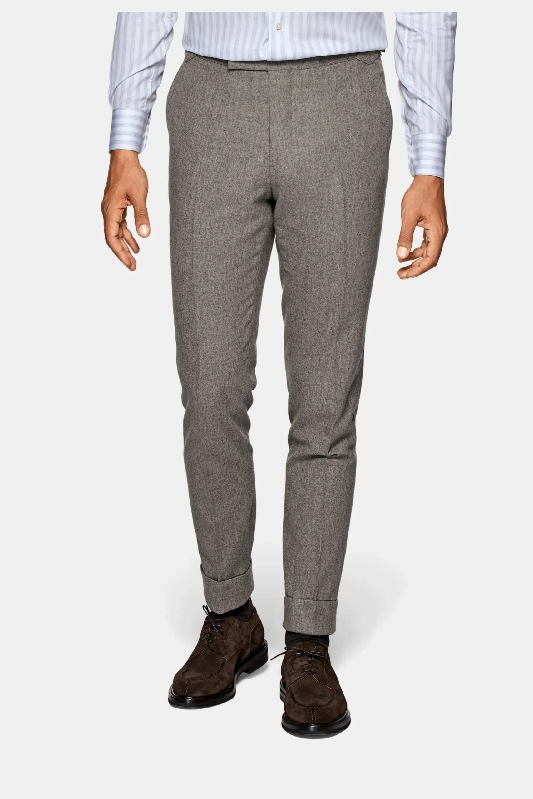 SUITSUPPLY Havana Anzug Hellbraun-Männlich Casual Anzüge
