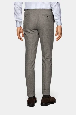 SUITSUPPLY Havana Anzug Hellbraun-Männlich Casual Anzüge