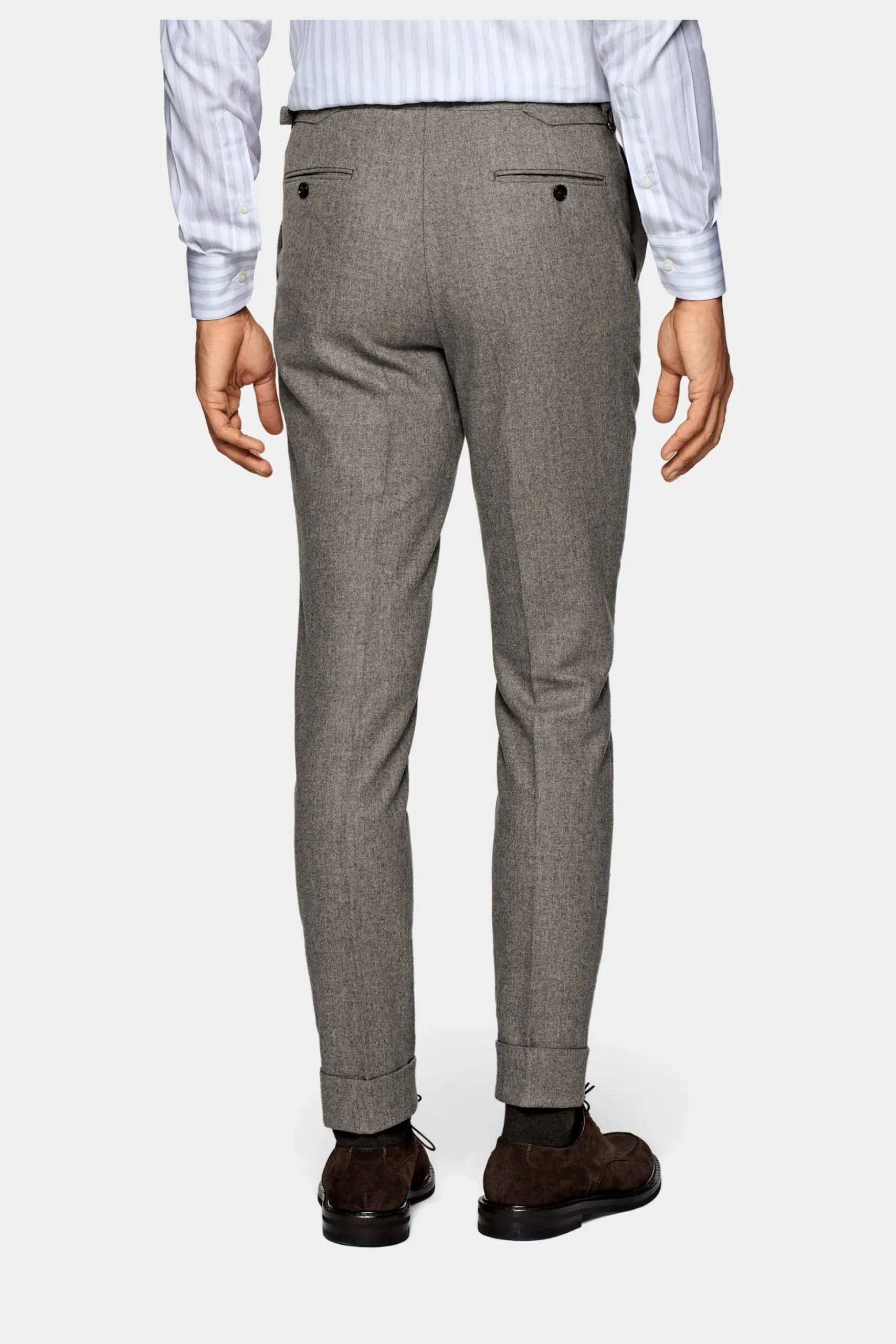 SUITSUPPLY Havana Anzug Hellbraun-Männlich Casual Anzüge
