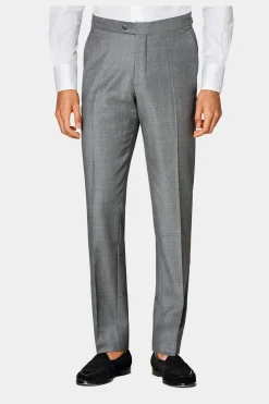 SUITSUPPLY Havana Anzug Hellgrau-Männlich Business Anzüge