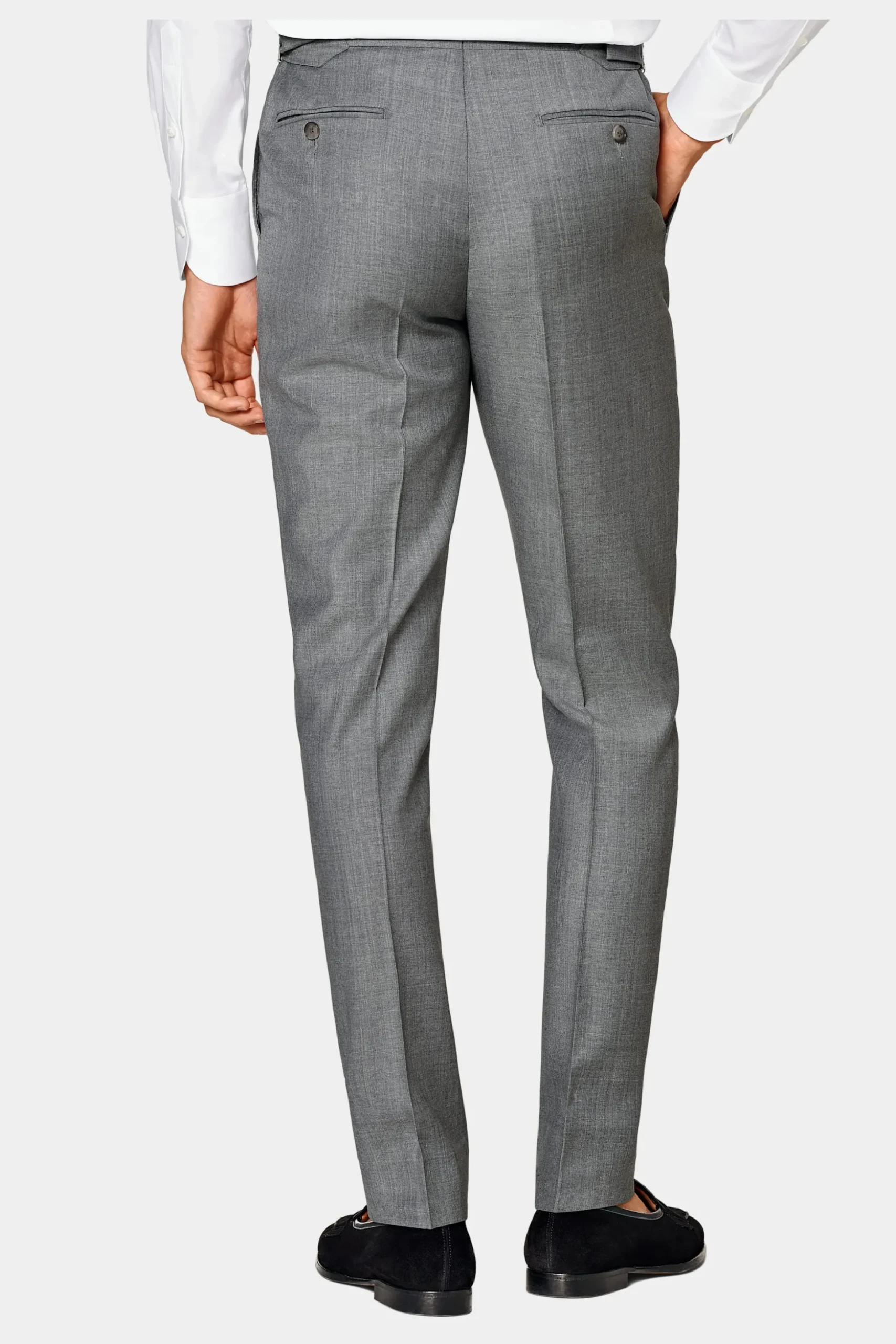 SUITSUPPLY Havana Anzug Hellgrau-Männlich Business Anzüge