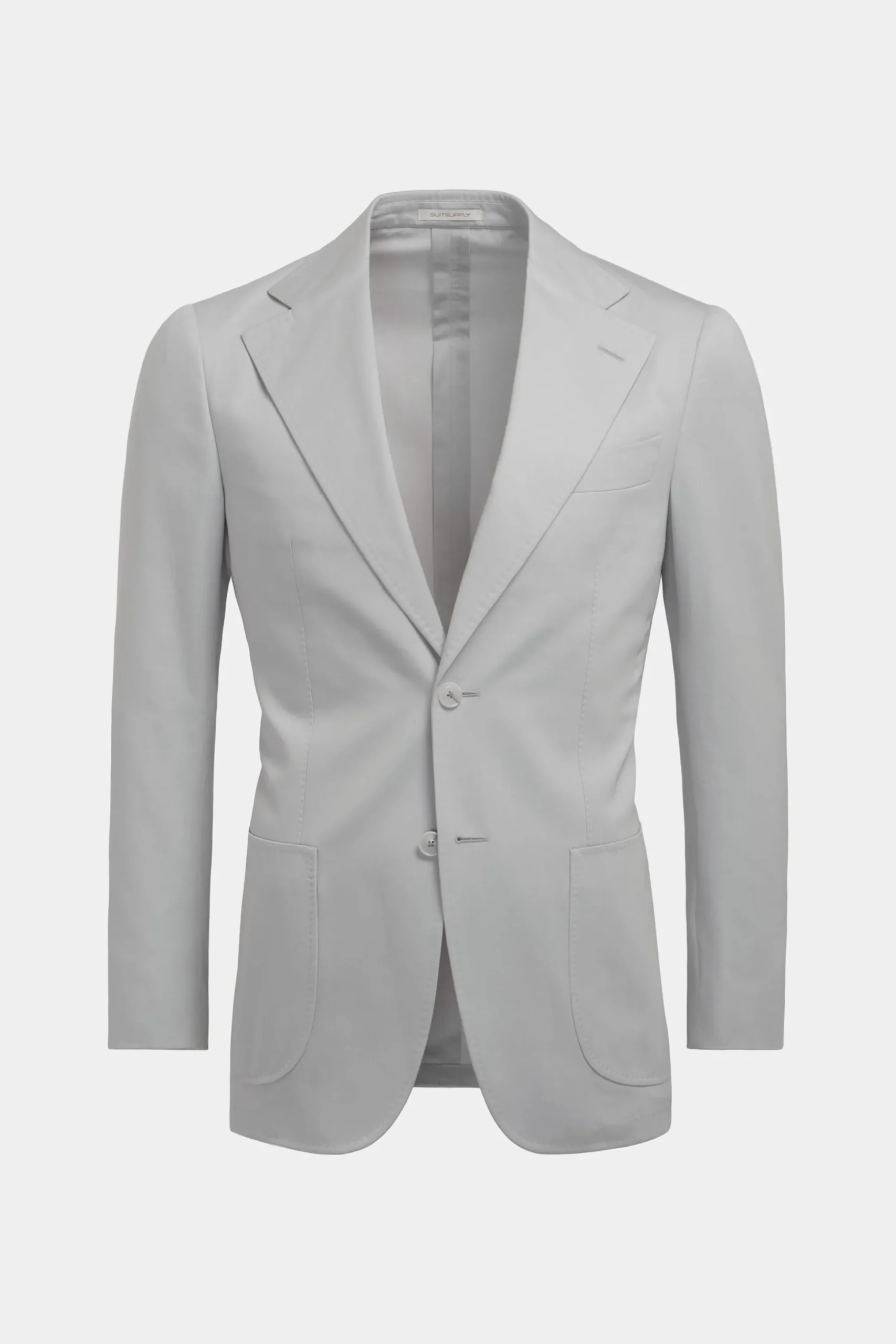 SUITSUPPLY Havana Anzug Hellgrau-Männlich Casual Anzüge
