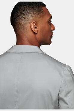 SUITSUPPLY Havana Anzug Hellgrau-Männlich Casual Anzüge