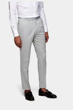 SUITSUPPLY Havana Anzug Hellgrau-Männlich Casual Anzüge