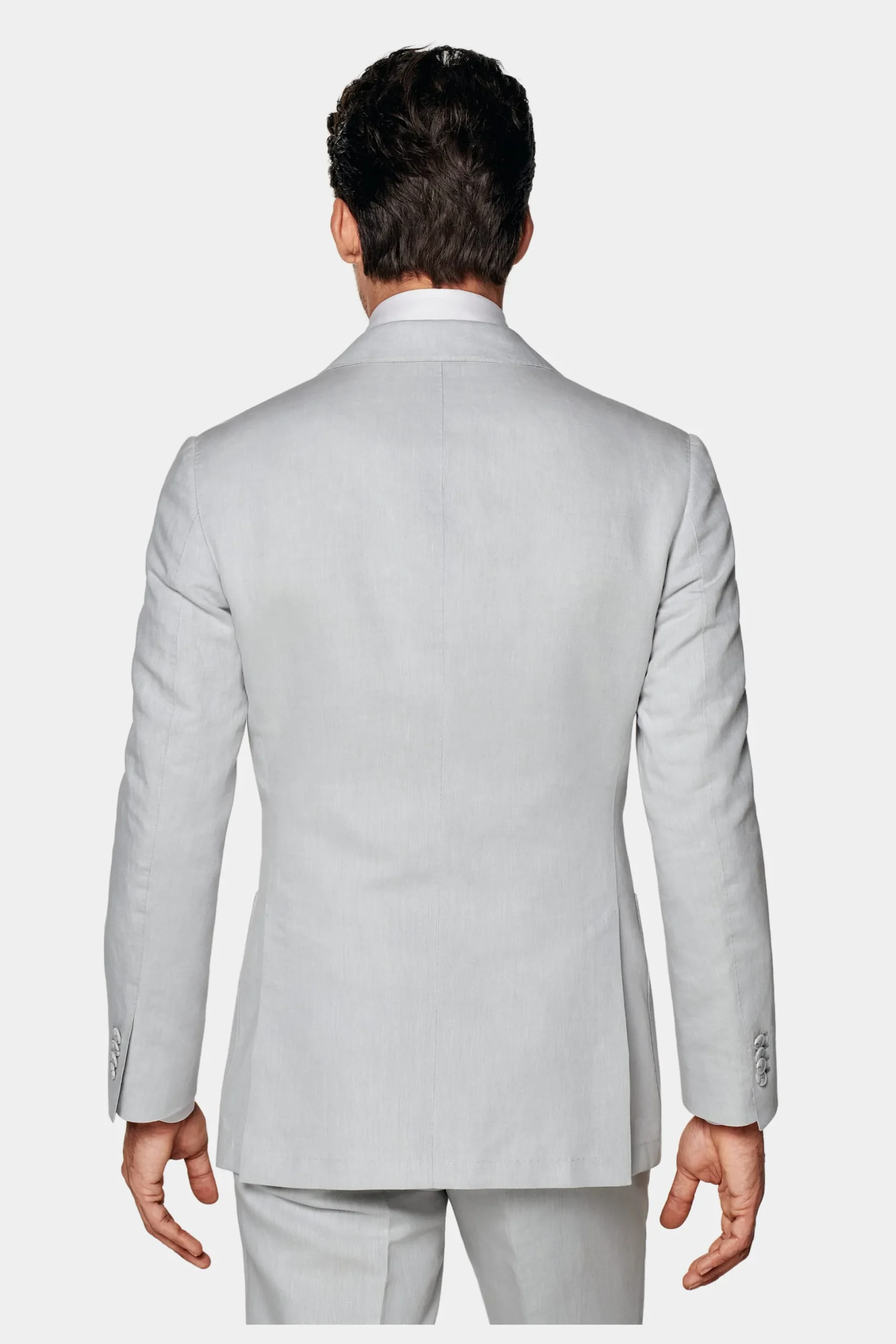 SUITSUPPLY Havana Anzug Hellgrau-Männlich Casual Anzüge