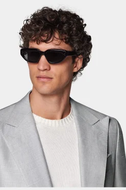 SUITSUPPLY Havana Anzug Hellgrau-Männlich Casual Anzüge