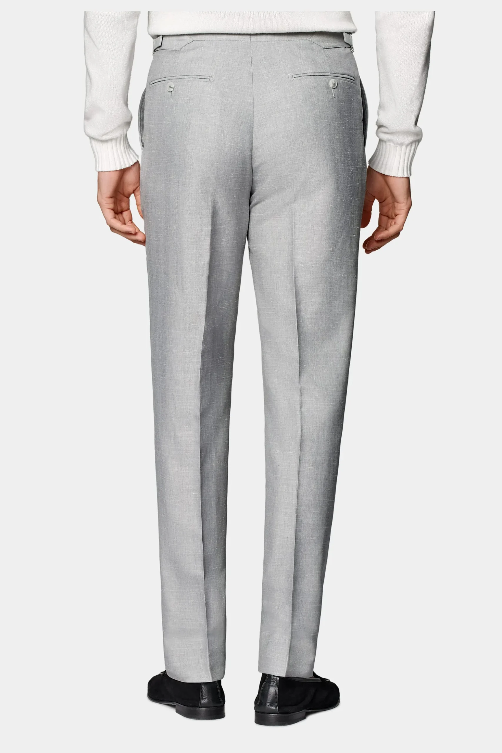 SUITSUPPLY Havana Anzug Hellgrau-Männlich Casual Anzüge