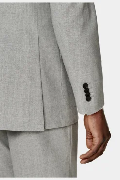 SUITSUPPLY Havana Anzug Hellgrau-Männlich Business Anzüge