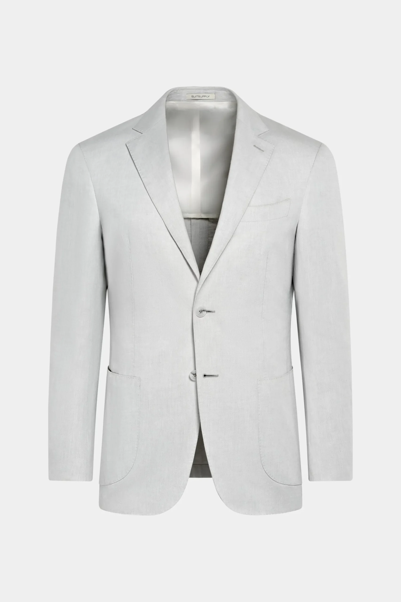 SUITSUPPLY Havana Anzug Hellgrau-Männlich Casual Anzüge