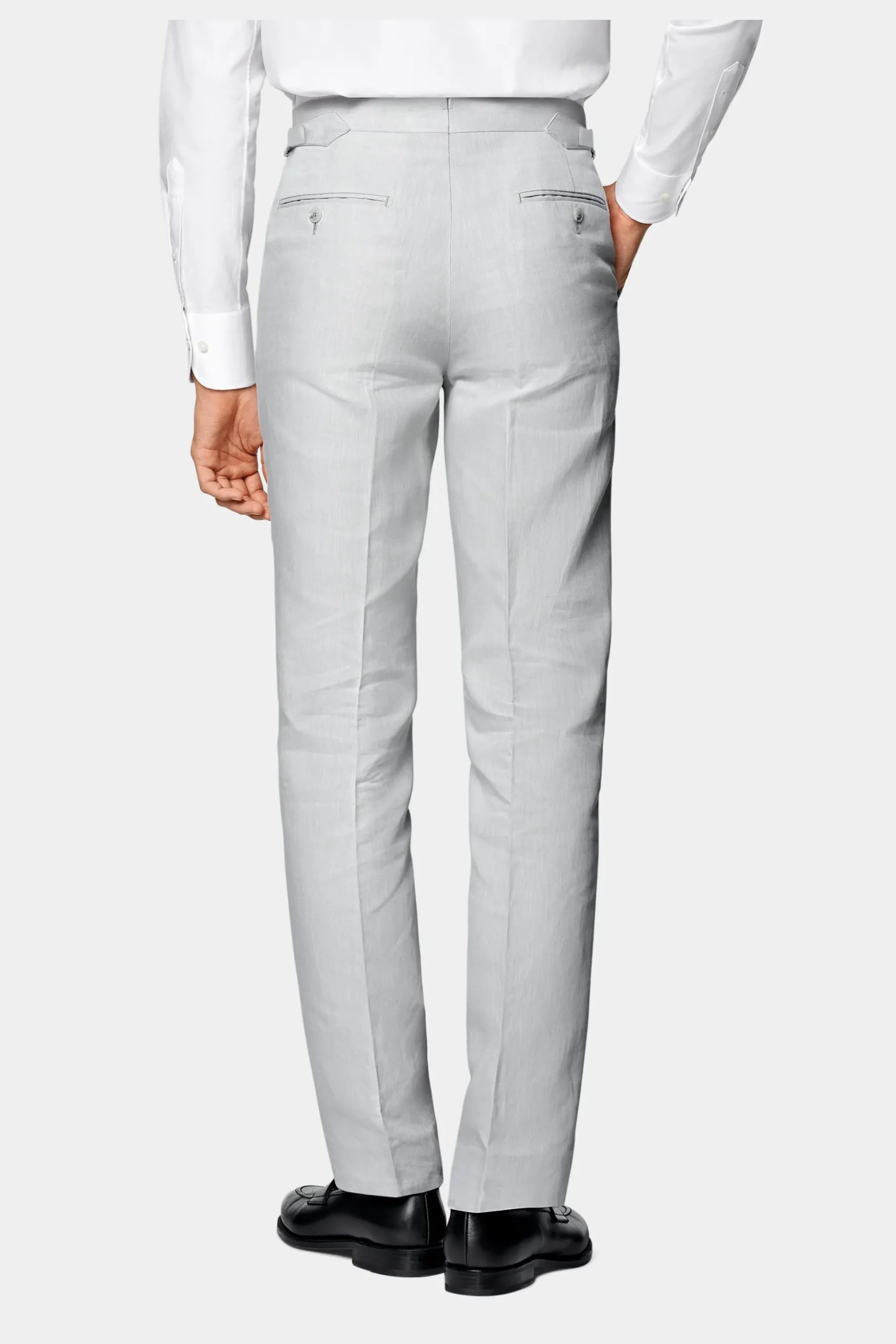 SUITSUPPLY Havana Anzug Hellgrau-Männlich Casual Anzüge