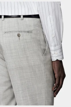 SUITSUPPLY Havana Anzug Hellgrau-Männlich Business Anzüge