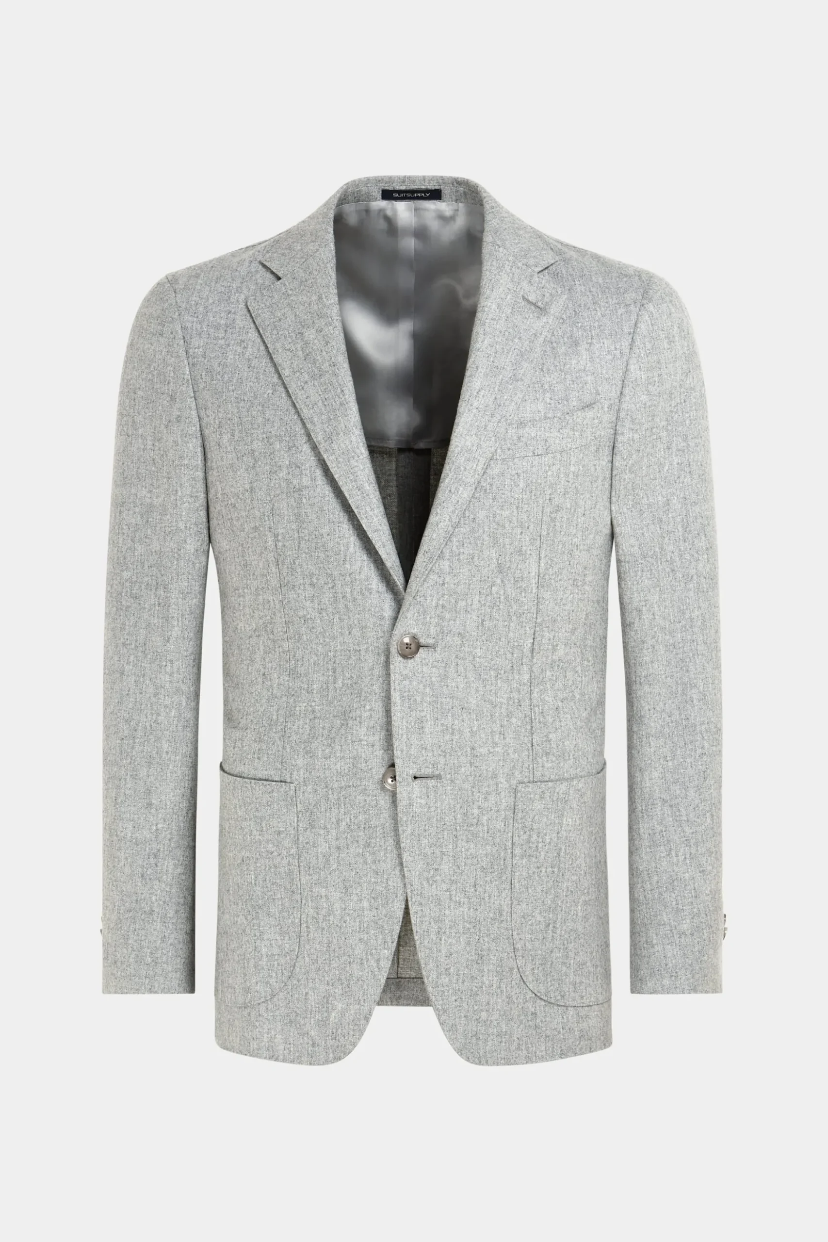 SUITSUPPLY Havana Anzug Hellgrau-Männlich Casual Anzüge