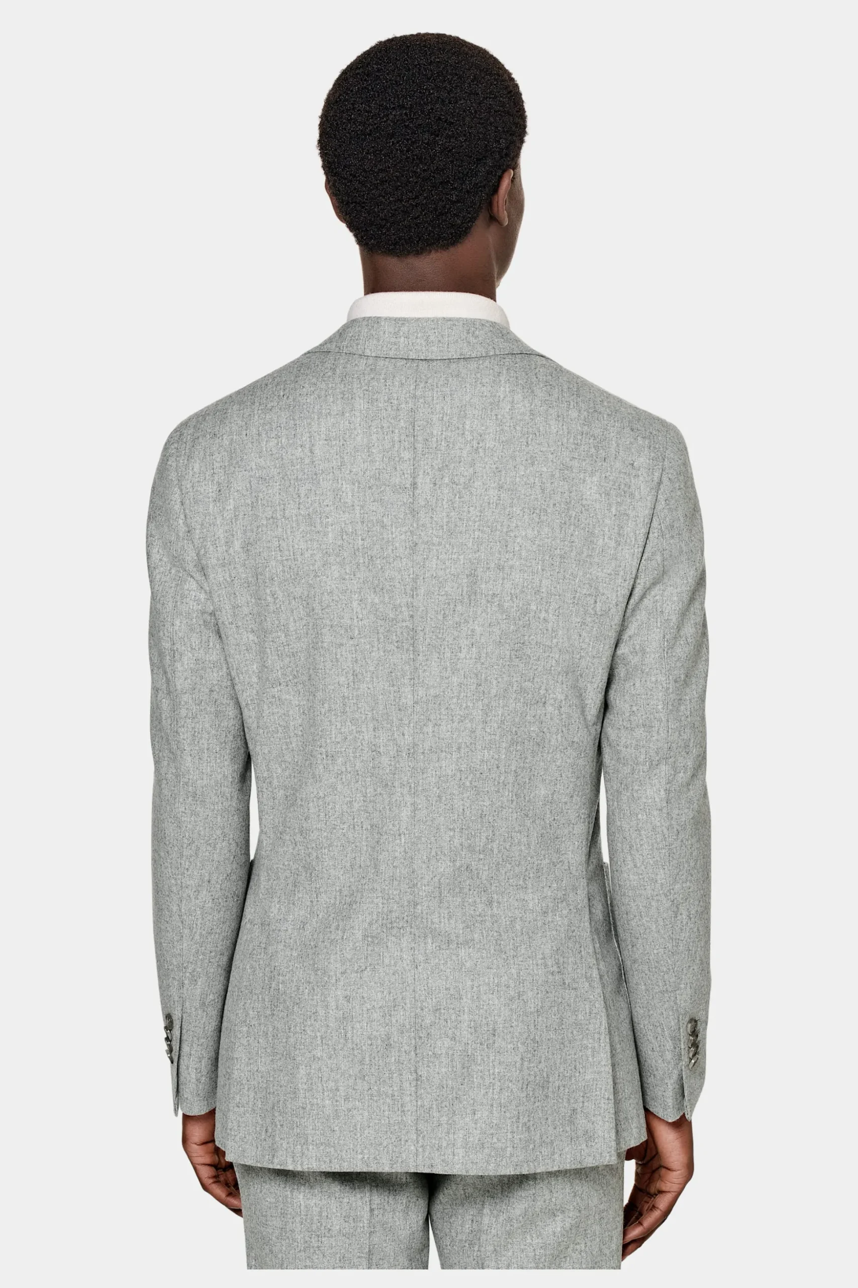 SUITSUPPLY Havana Anzug Hellgrau-Männlich Casual Anzüge
