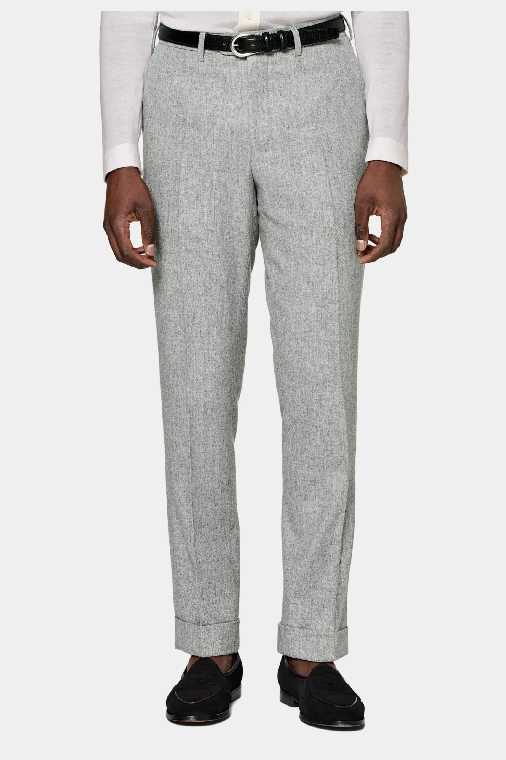 SUITSUPPLY Havana Anzug Hellgrau-Männlich Casual Anzüge
