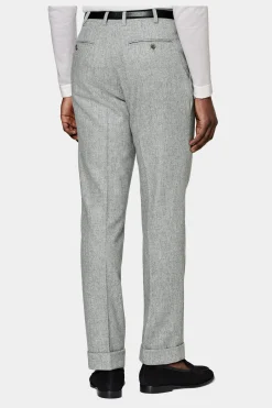 SUITSUPPLY Havana Anzug Hellgrau-Männlich Casual Anzüge