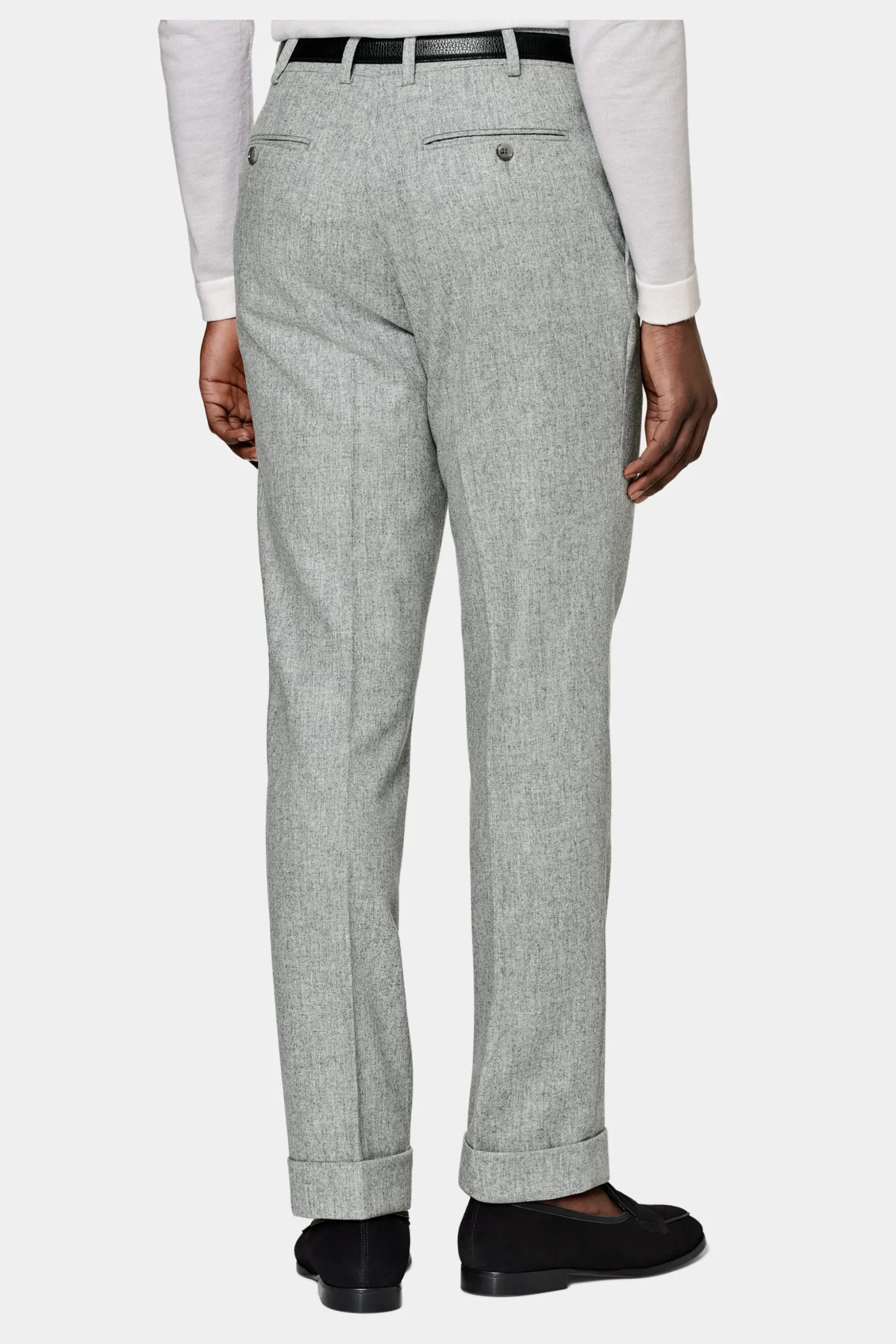 SUITSUPPLY Havana Anzug Hellgrau-Männlich Casual Anzüge