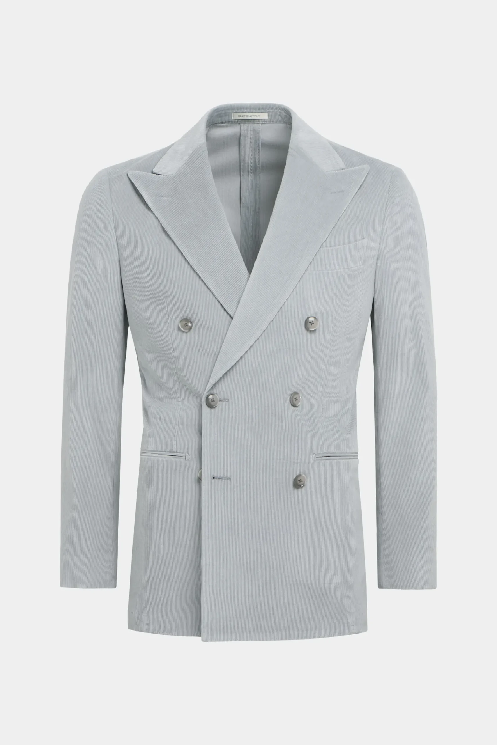 SUITSUPPLY Havana Anzug Hellgrau-Männlich Casual Anzüge