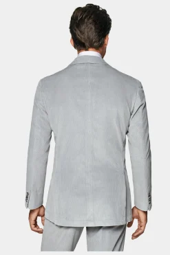 SUITSUPPLY Havana Anzug Hellgrau-Männlich Casual Anzüge