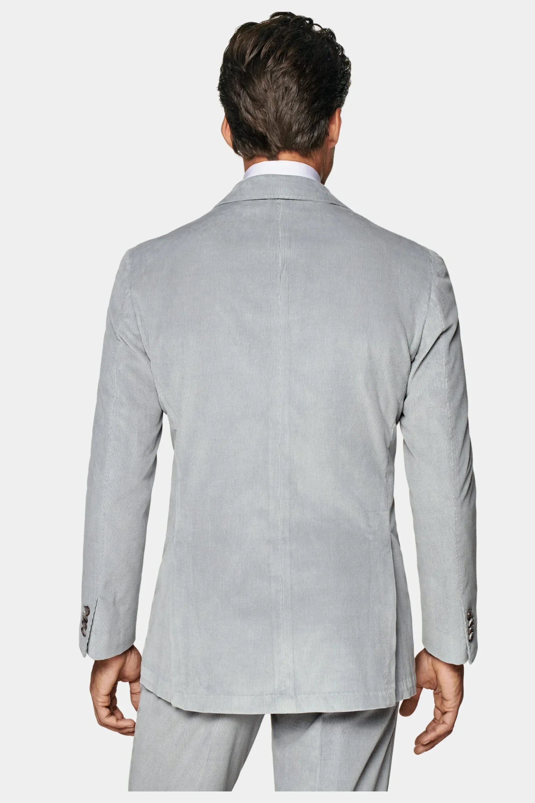 SUITSUPPLY Havana Anzug Hellgrau-Männlich Casual Anzüge