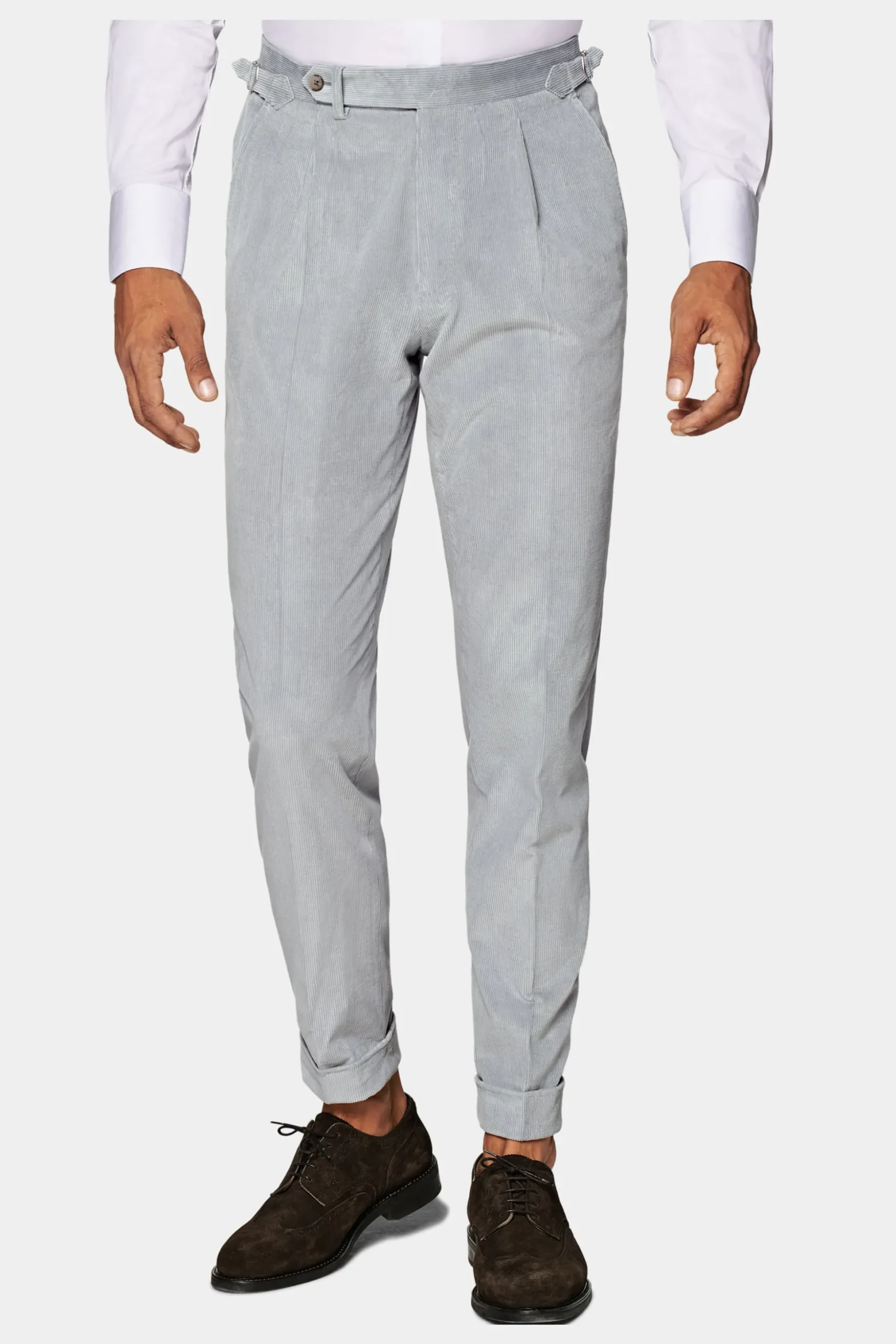 SUITSUPPLY Havana Anzug Hellgrau-Männlich Casual Anzüge