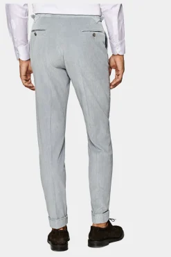 SUITSUPPLY Havana Anzug Hellgrau-Männlich Casual Anzüge