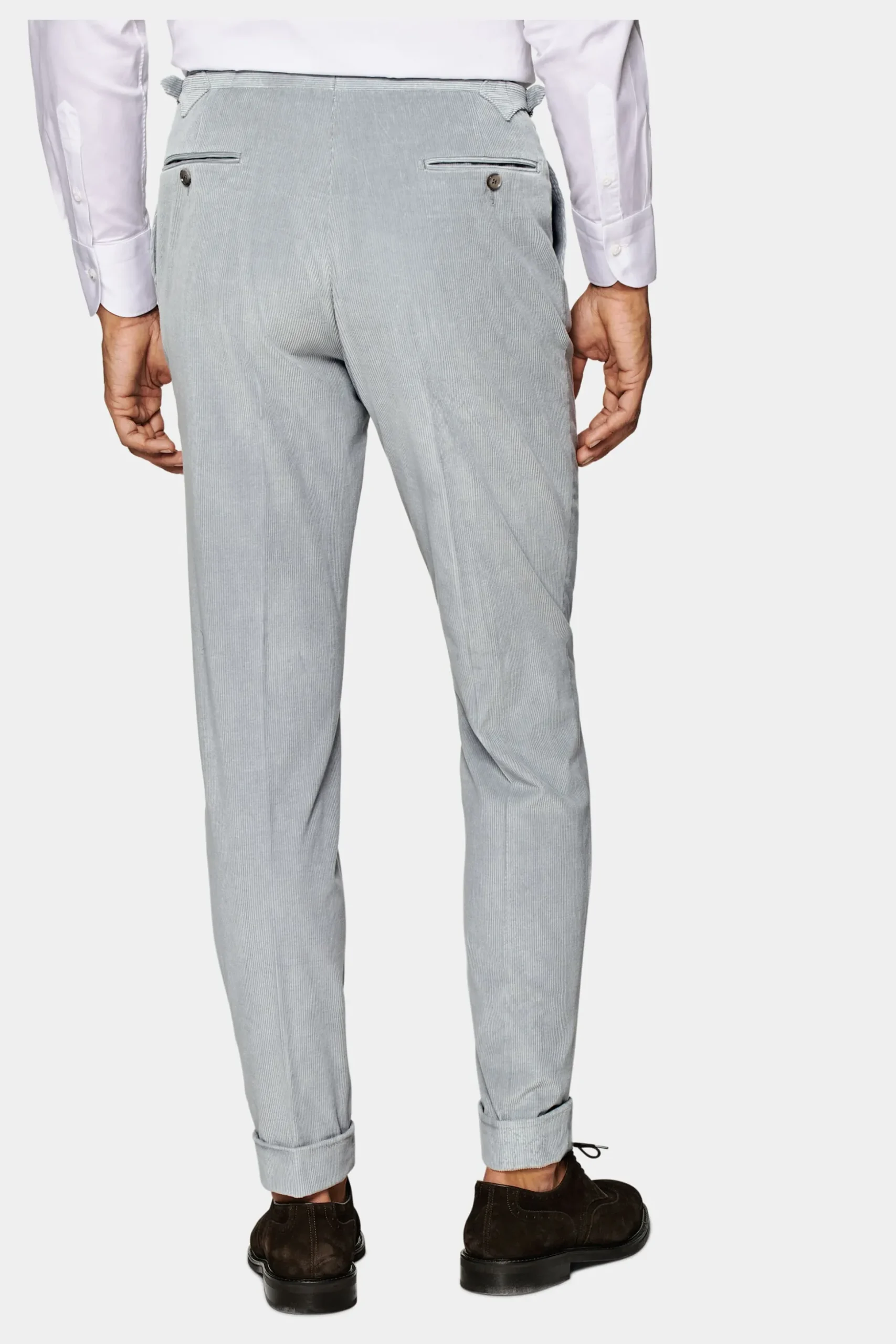 SUITSUPPLY Havana Anzug Hellgrau-Männlich Casual Anzüge