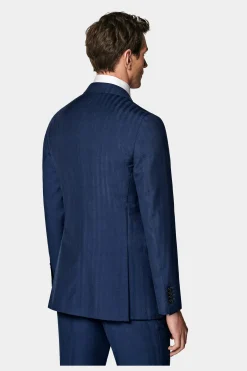 SUITSUPPLY Havana Anzug Mittelblau-Männlich Business Anzüge