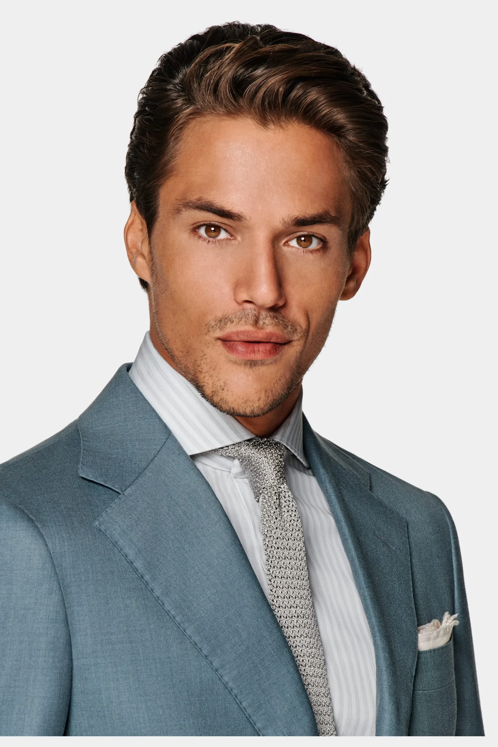 SUITSUPPLY Havana Anzug Mittelblau-Männlich Business Anzüge