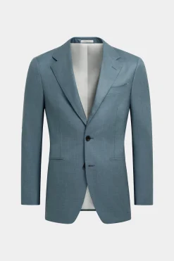 SUITSUPPLY Havana Anzug Mittelblau-Männlich Business Anzüge