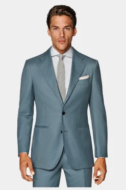 SUITSUPPLY Havana Anzug Mittelblau-Männlich Business Anzüge