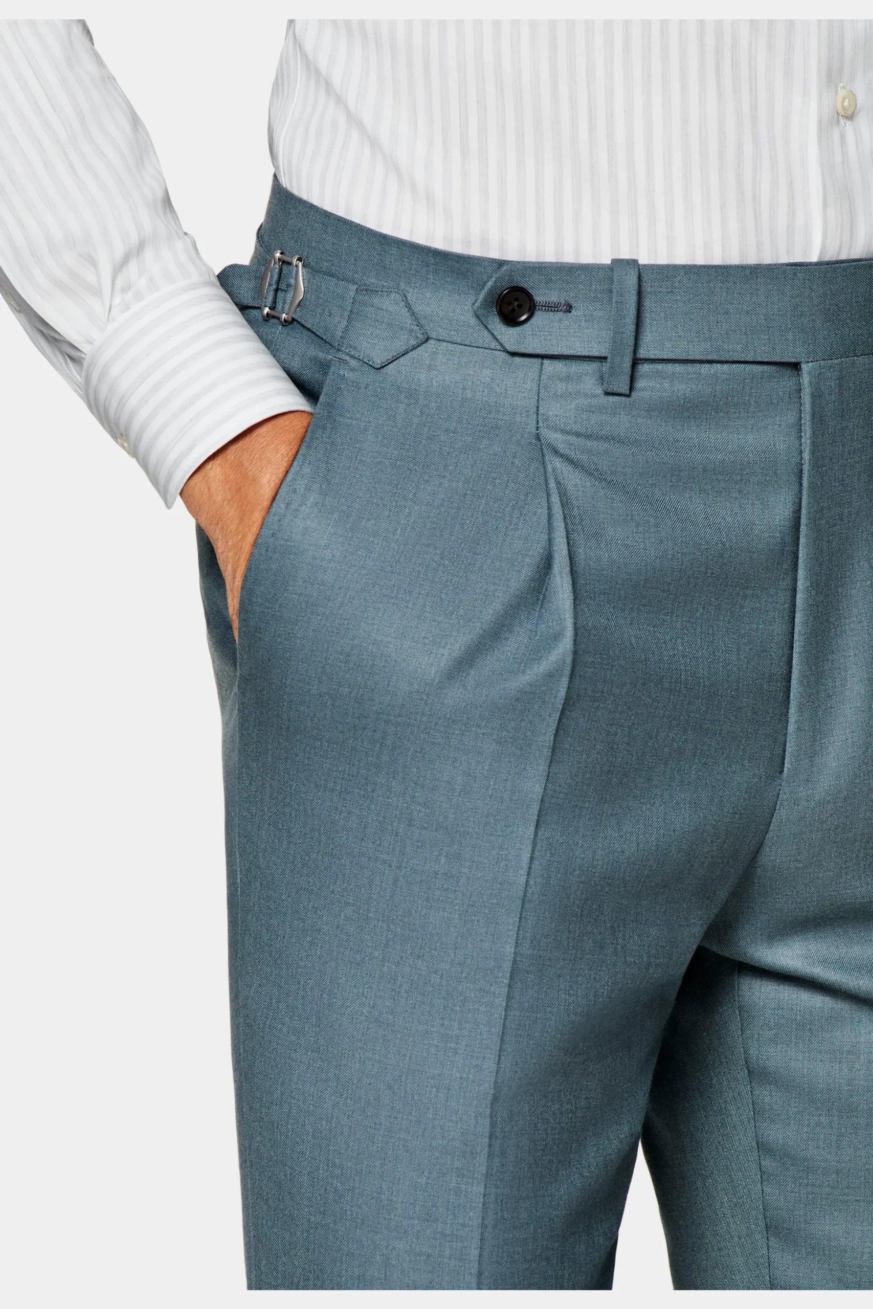 SUITSUPPLY Havana Anzug Mittelblau-Männlich Business Anzüge