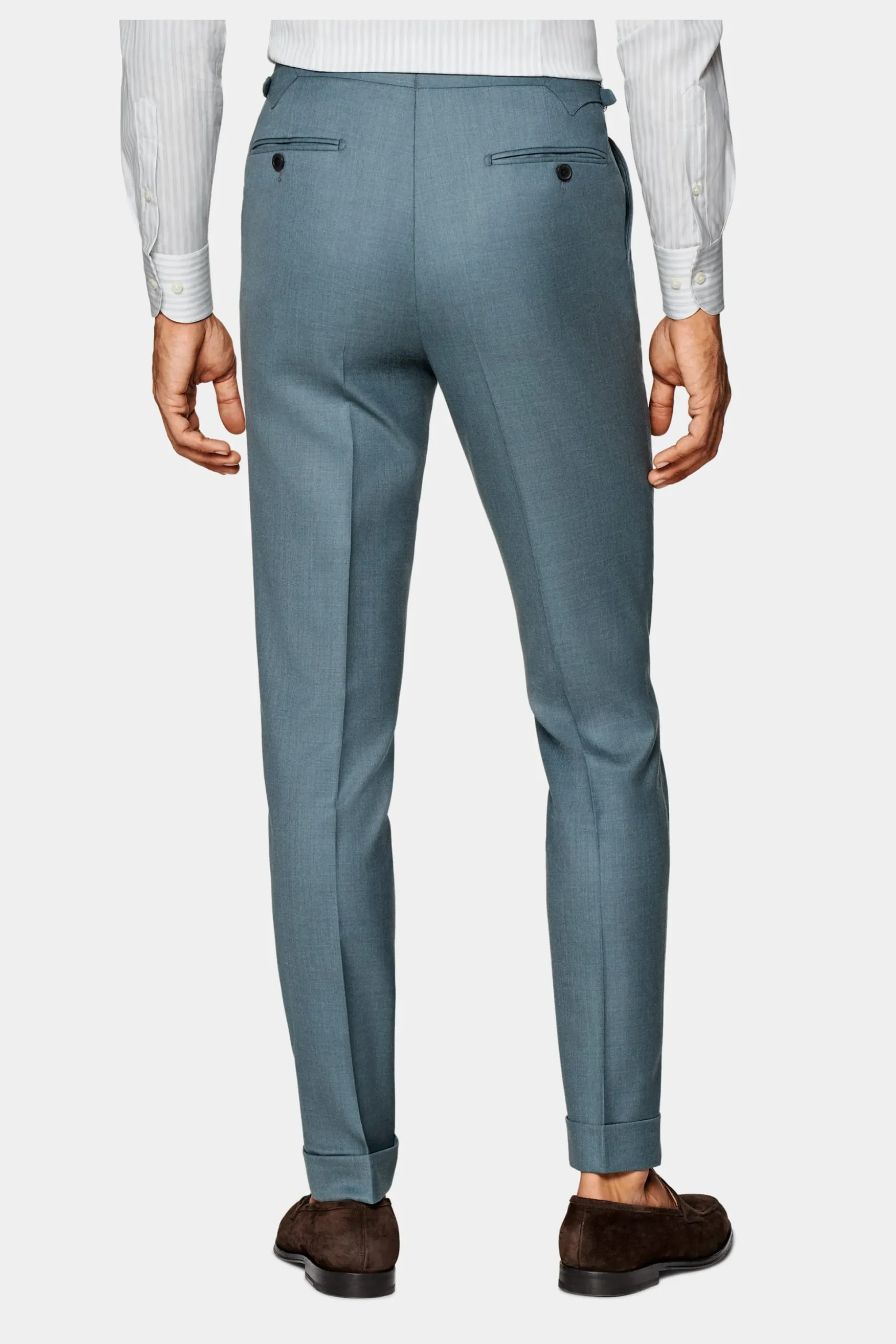 SUITSUPPLY Havana Anzug Mittelblau-Männlich Business Anzüge