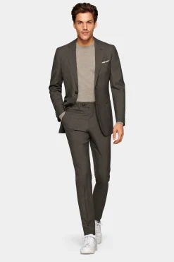 SUITSUPPLY Havana Anzug Mittelbraun-Männlich Business Anzüge