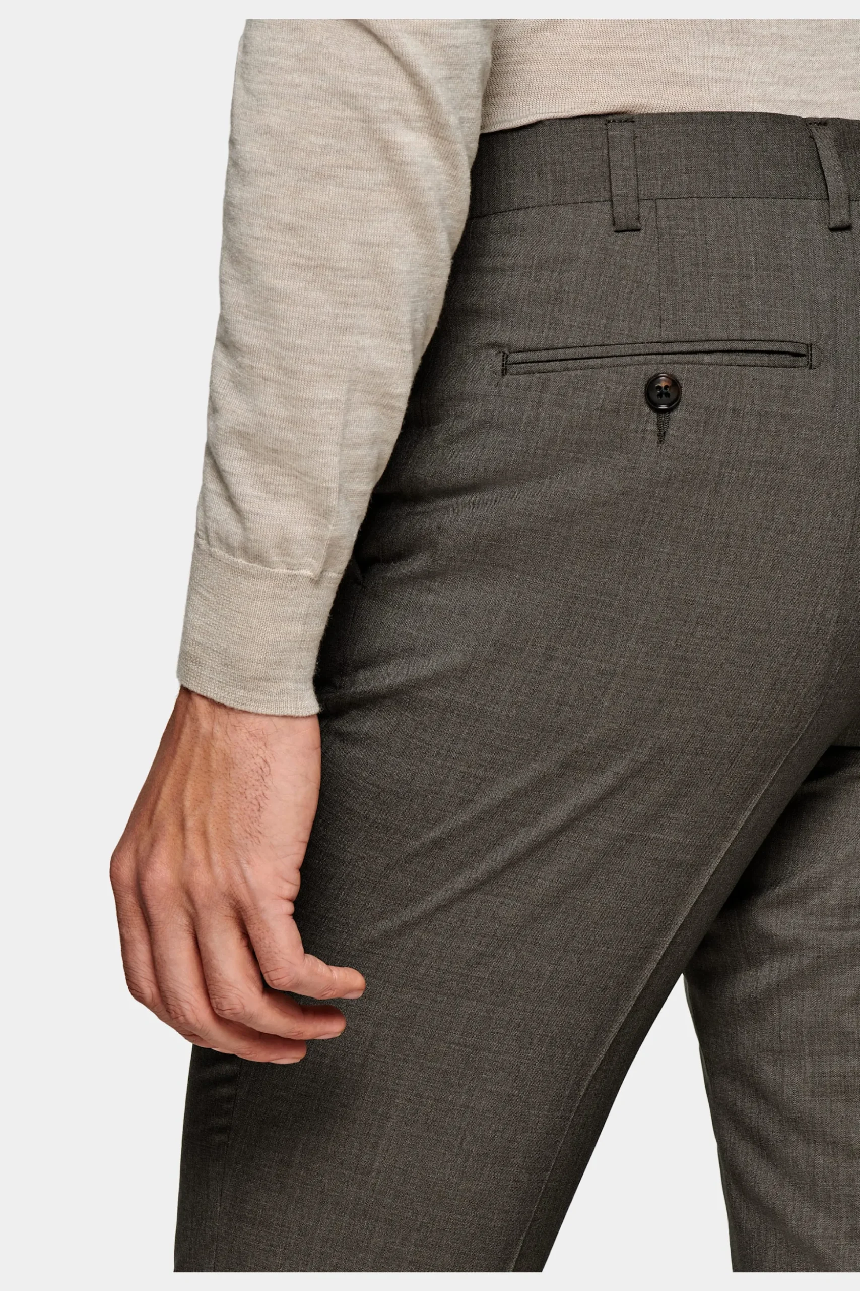 SUITSUPPLY Havana Anzug Mittelbraun-Männlich Business Anzüge