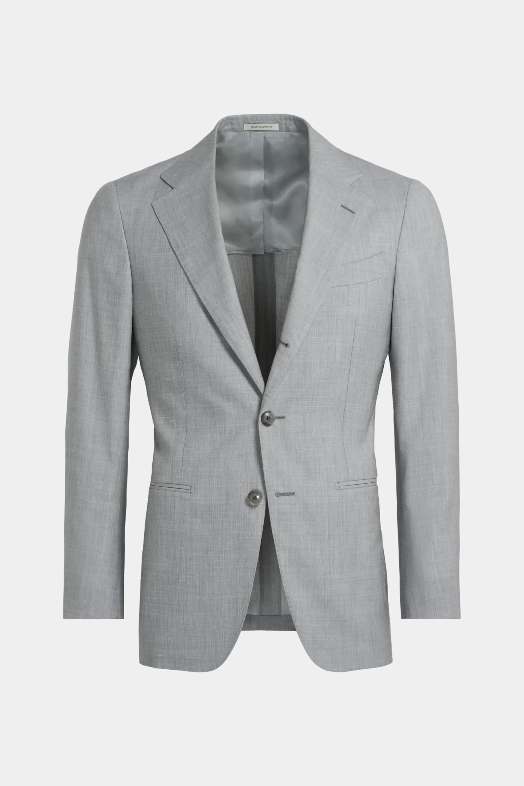 SUITSUPPLY Havana Anzug Mittelgrau-Männlich Casual Anzüge