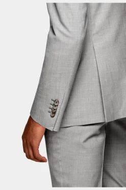 SUITSUPPLY Havana Anzug Mittelgrau-Männlich Casual Anzüge