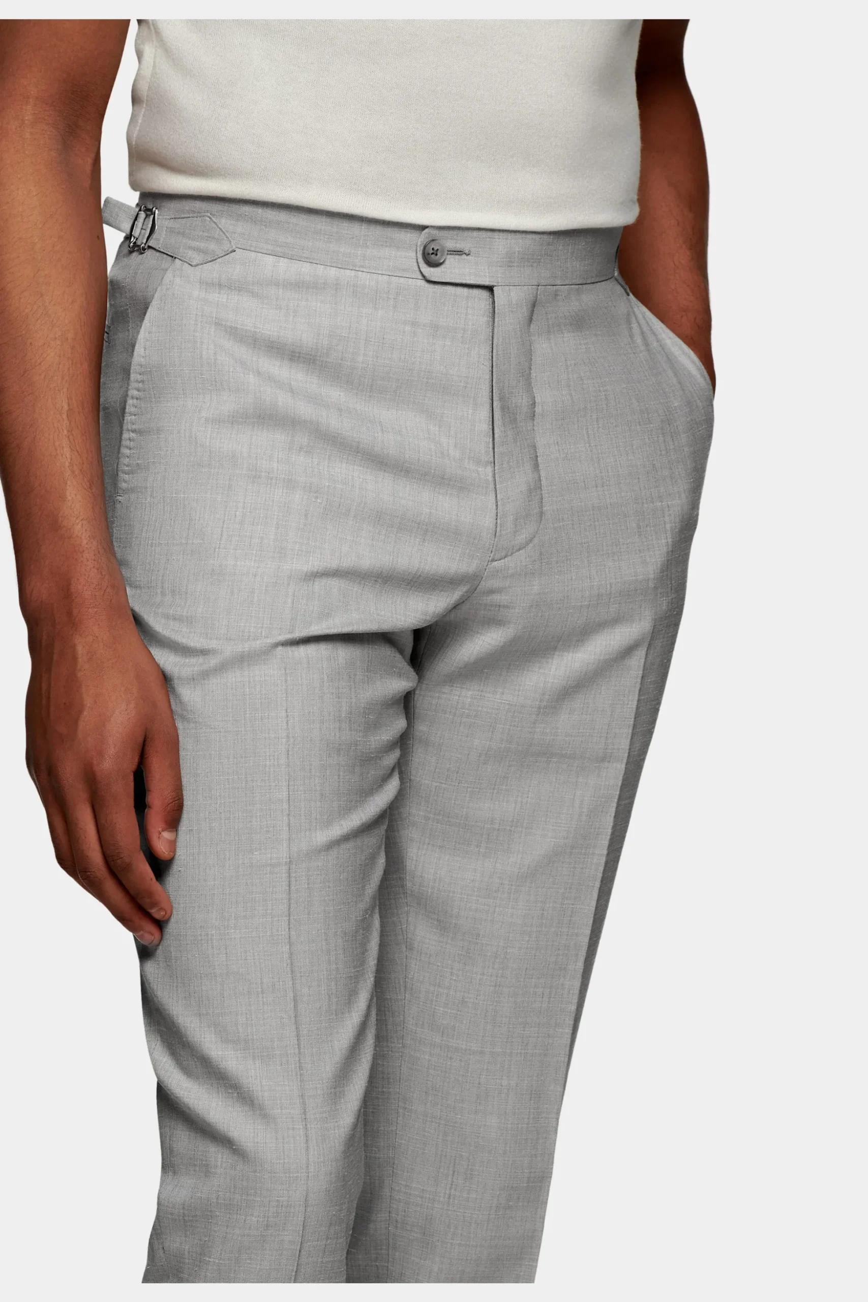SUITSUPPLY Havana Anzug Mittelgrau-Männlich Casual Anzüge