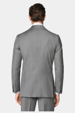 SUITSUPPLY Havana Anzug Mittelgrau-Männlich Business Anzüge