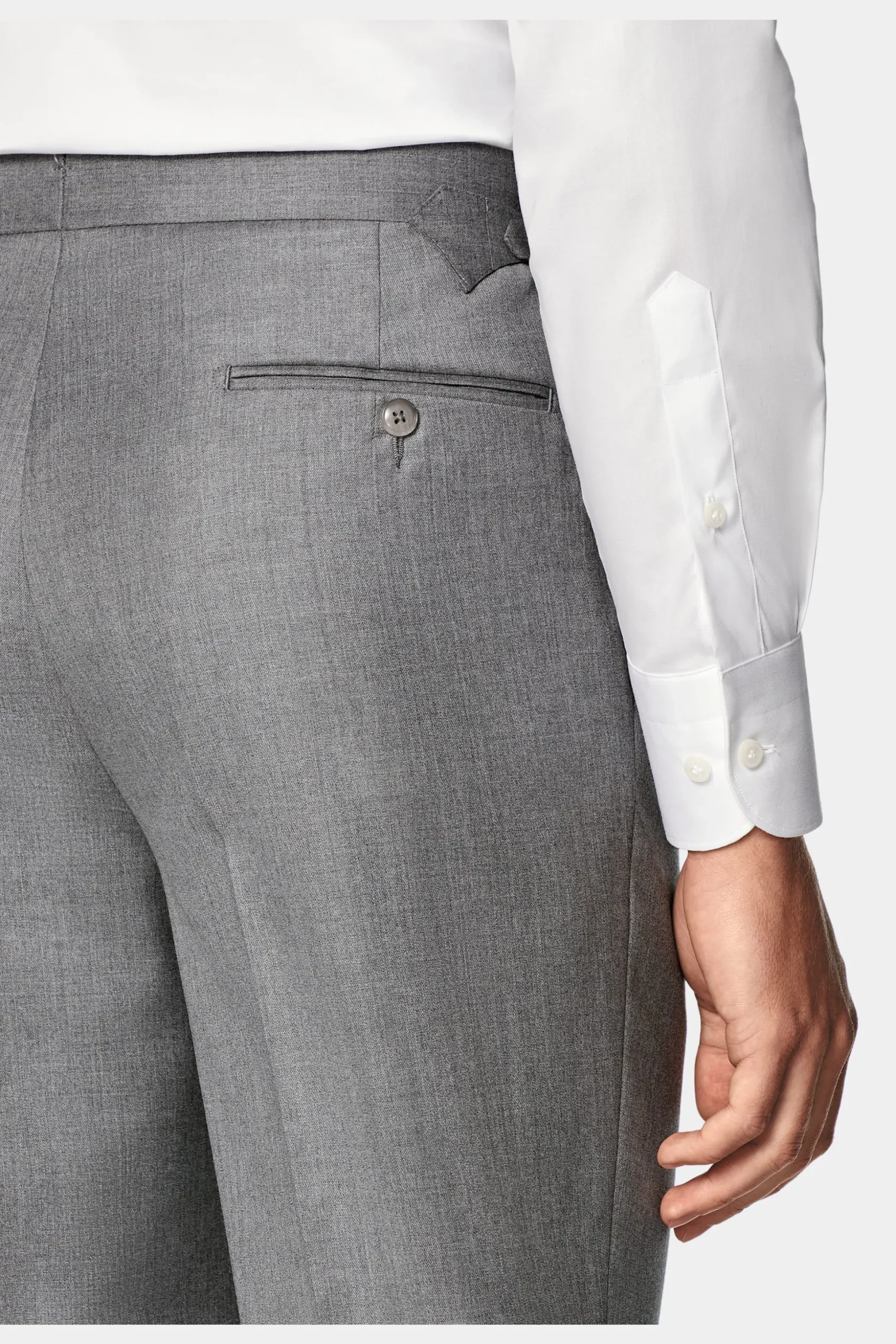 SUITSUPPLY Havana Anzug Mittelgrau-Männlich Business Anzüge